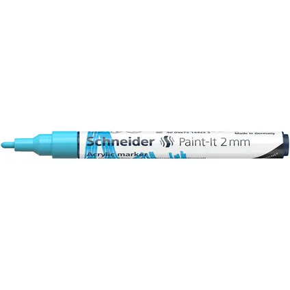Schneider acryl marker Paint-it 310 2mm pastel blauw 3