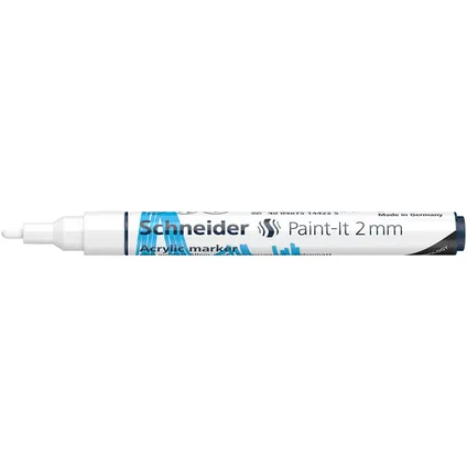 Marqueur acrylique Schneider Paint-it 310 2mm blanc 3