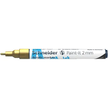 Schneider acryl marker Paint-it 310 2mm goud 3