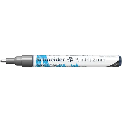 Schneider acryl marker Paint-it 310 2mm zilver 3