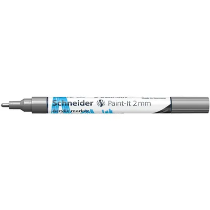 Schneider acryl marker Paint-it 310 2mm zilver 4