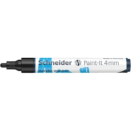Schneider acryl marker Paint-it 320 4mm zwart 3