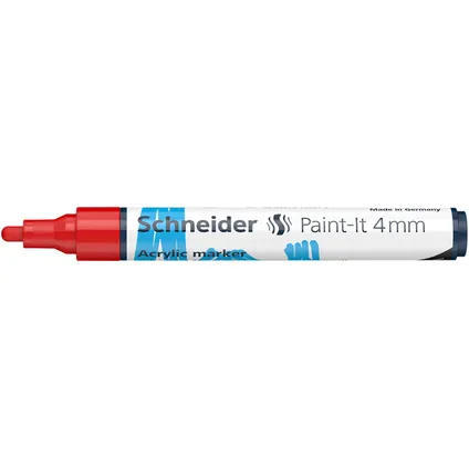 Schneider acryl marker Paint-it 320 4mm rood 3