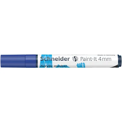 Schneider acryl marker Paint-it 320 4mm blauw
