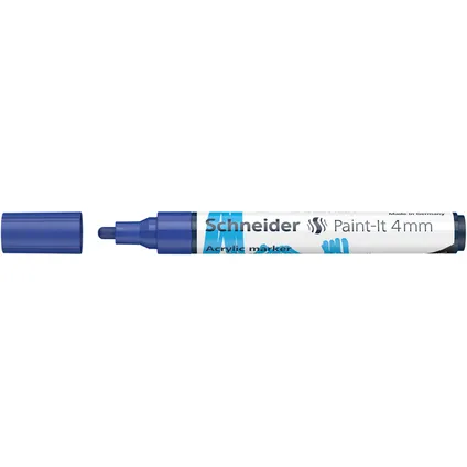 Schneider acryl marker Paint-it 320 4mm blauw 2