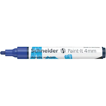 Schneider acryl marker Paint-it 320 4mm blauw 3