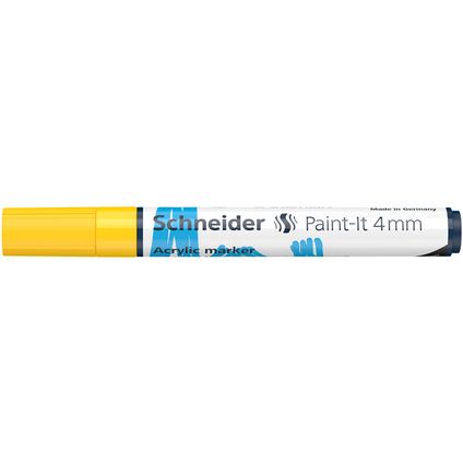 Schneider acryl marker Paint-it 320 4mm geel