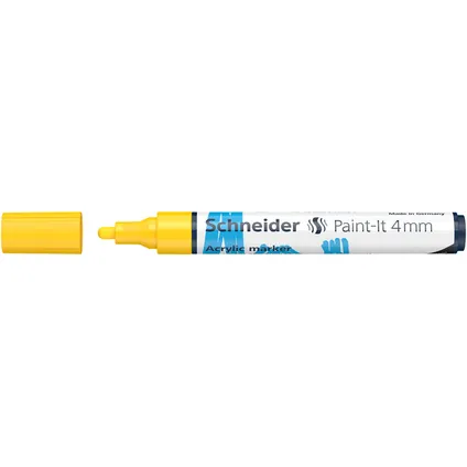 Schneider acryl marker Paint-it 320 4mm geel 2