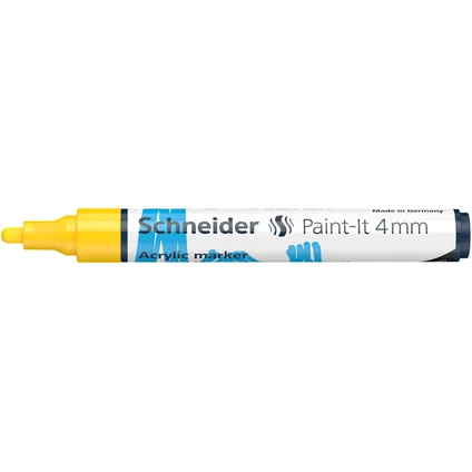 Schneider acryl marker Paint-it 320 4mm geel 3