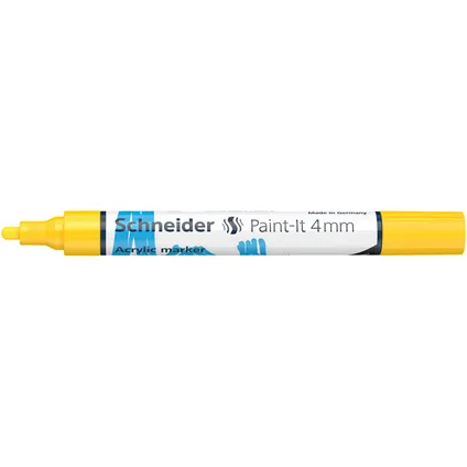 Schneider acryl marker Paint-it 320 4mm geel 4