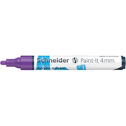 Schneider acryl marker Paint-it 320 4mm paars 3