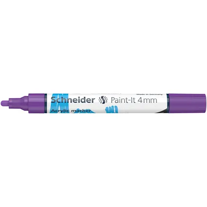 Schneider acryl marker Paint-it 320 4mm paars 4