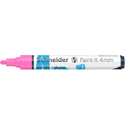 Schneider acryl marker Paint-it 320 4mm roze 3