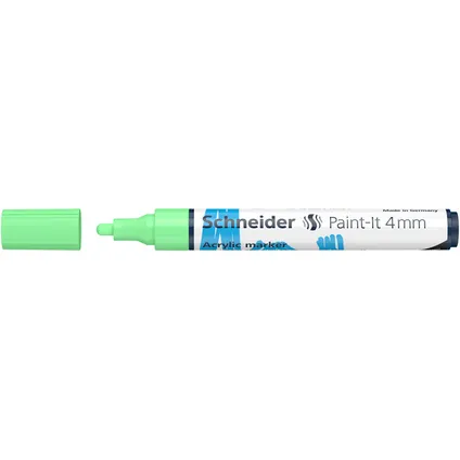 Schneider acryl marker Paint-it 320 4mm pastel groen 2