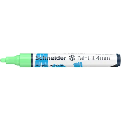 Schneider acryl marker Paint-it 320 4mm pastel groen 3