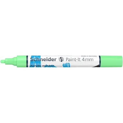 Schneider acryl marker Paint-it 320 4mm pastel groen 4