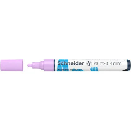 Schneider acryl marker Paint-it 320 4mm pastel lila 2