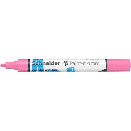 Schneider acryl marker Paint-it 320 4mm pastel roze 4