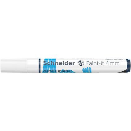 Schneider acryl marker Paint-it 320 4mm wit