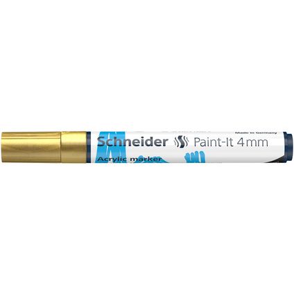Schneider acryl marker Paint-it 320 4mm goud