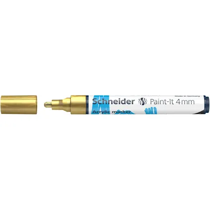 Schneider acryl marker Paint-it 320 4mm goud 2