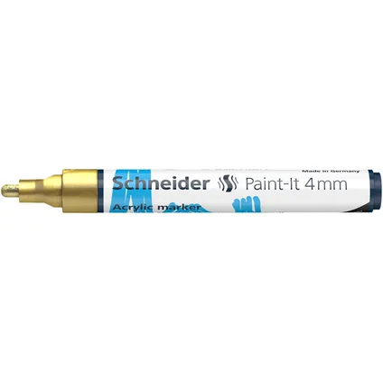 Schneider acryl marker Paint-it 320 4mm goud 3