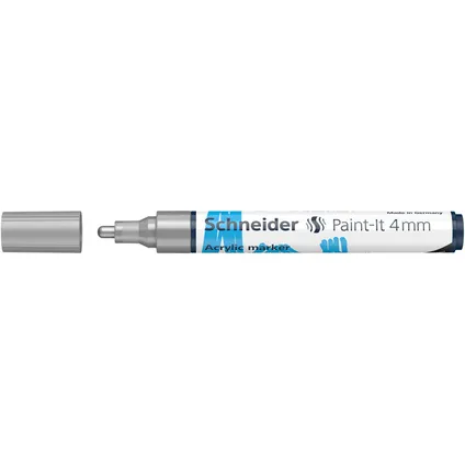 Schneider acryl marker Paint-it 320 4mm zilver 2
