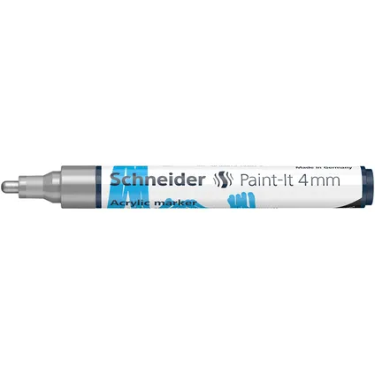 Schneider acryl marker Paint-it 320 4mm zilver 3