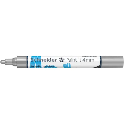 Schneider acryl marker Paint-it 320 4mm zilver 4