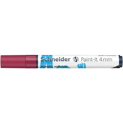 Schneider acryl marker Paint-it 320 4mm bordeaux