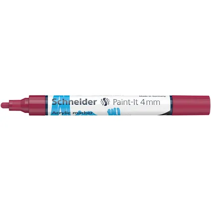 Schneider acryl marker Paint-it 320 4mm bordeaux 4
