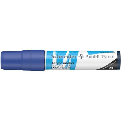 Schneider acryl marker Paint-it 330 15mm blauw