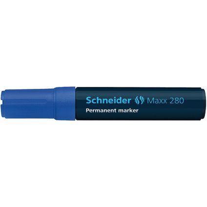 Schneider marker Maxx 280 permanent beitelpunt blauw