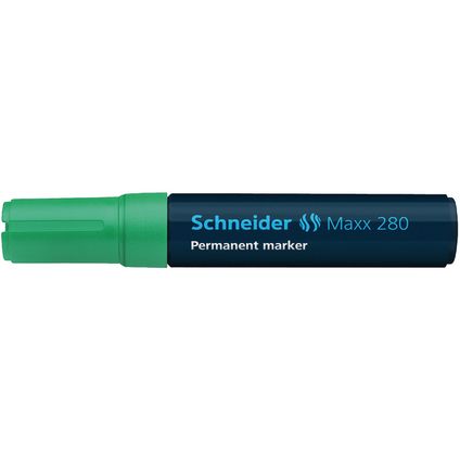 Schneider marker Maxx 280 permanent beitelpunt groen