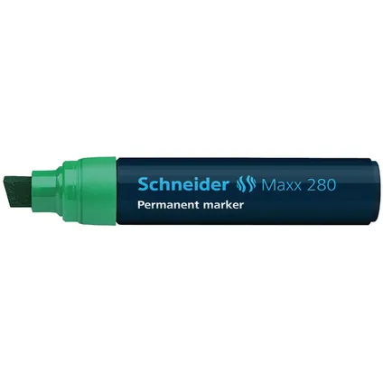 Schneider marker Maxx 280 permanent beitelpunt groen 2