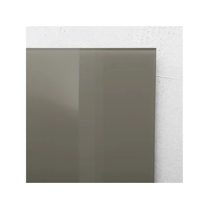 Tableau magnétique en verre Sigel Artverum 120x780x15mm taupe avec 2 aimants 10