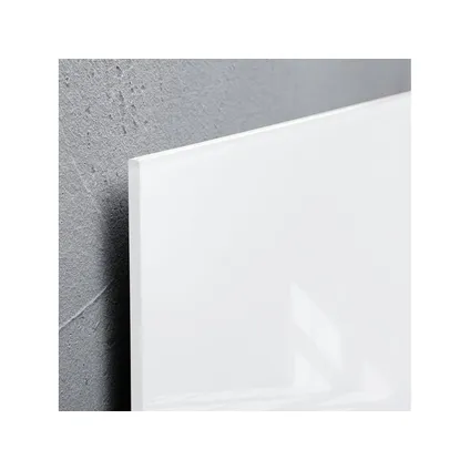 Tableau magnétique en verre Sigel Artverum 480x48x15mm super blanc avec 3 aimants 2