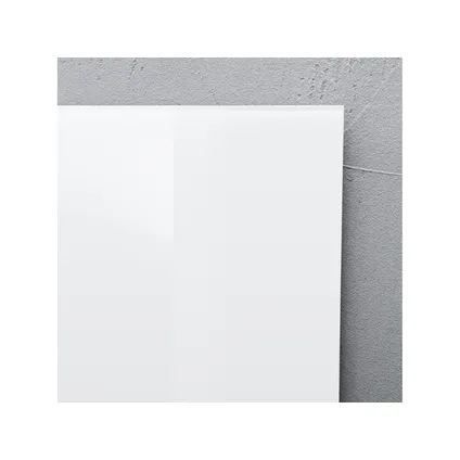 Sigel glasmagneetbord Artverum 480x480x15mm super wit met 3 magneten  9