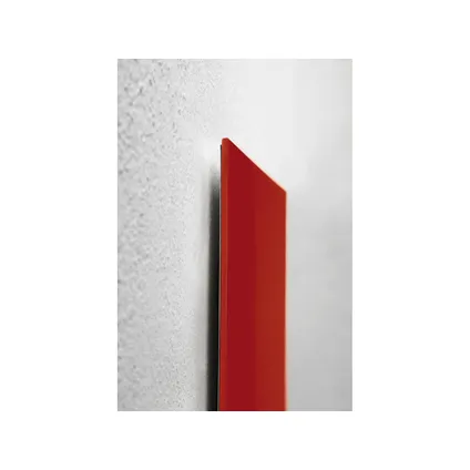Sigel glasmagneetbord Artverum 65x550x15mm rood met 1 magneet  2