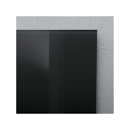 Tableau magnétique en verre Sigel Artverum 300x300x15mm noir avec 1 aimant 9