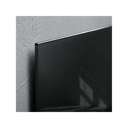 Sigel glasmagneetbord XL Artverum 1200x900x18mm zwart met 2 magneten  3