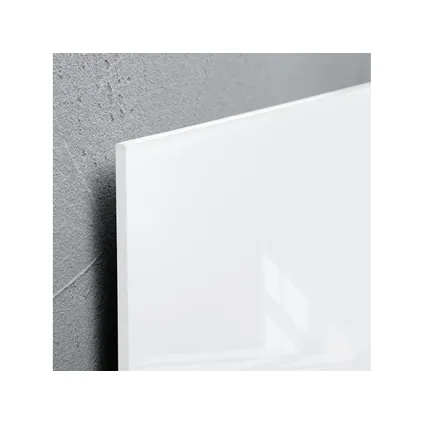 Tableau magnétique en verre XL Sigel Artverum 1800x1200x18mm super blanc avec 2 aimants 5