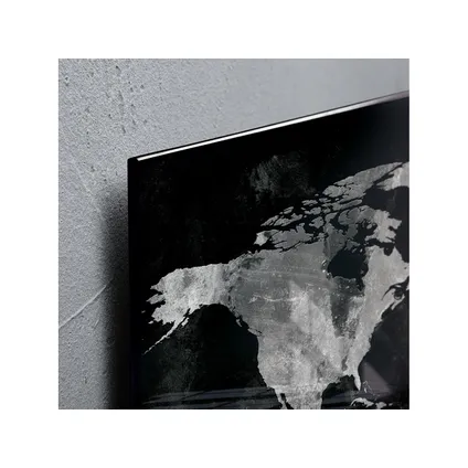 Tableau magnétique en verre Sigel Artverum 1300x550x12mm carte du monde avec 2 aimants 7