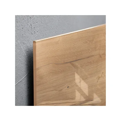 Tableau magnétique en verre Sigel Artverum 1300x550x15mm design bois naturel avec 2 aimants 4