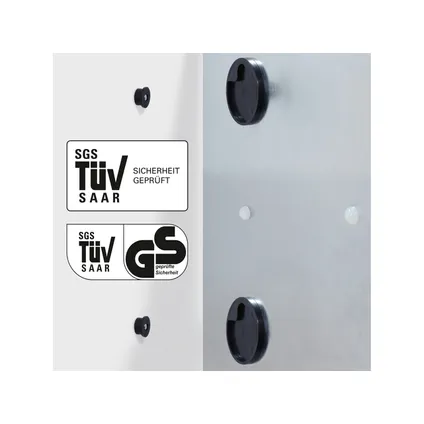 Sigel glasmagneetbord Artverum 1300x550x15mm beton design met 2 magneten  7