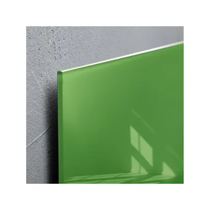 Tableau magnétique en verre Sigel Artverum 120x780x15mm vert avec 2 aimants 3