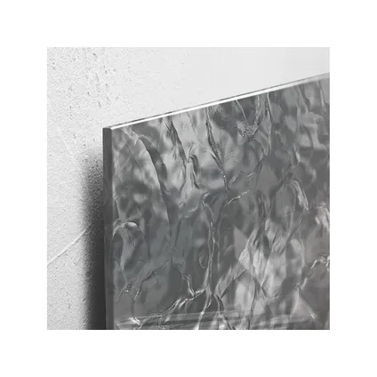Sigel glasmagneetbord Artverum 480x480x15mm zilver design met 2 magneten  7