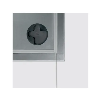 Sigel glasmagneetbord Artverum ledverlichting 1300x550x15mm wereldkaart met 2 magneten  9