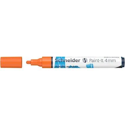 Schneider acryl marker Paint-it 320 4mm oranje 2