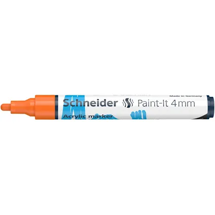 Marqueur acrylique Schneider Paint-it 320 4mm orange 3